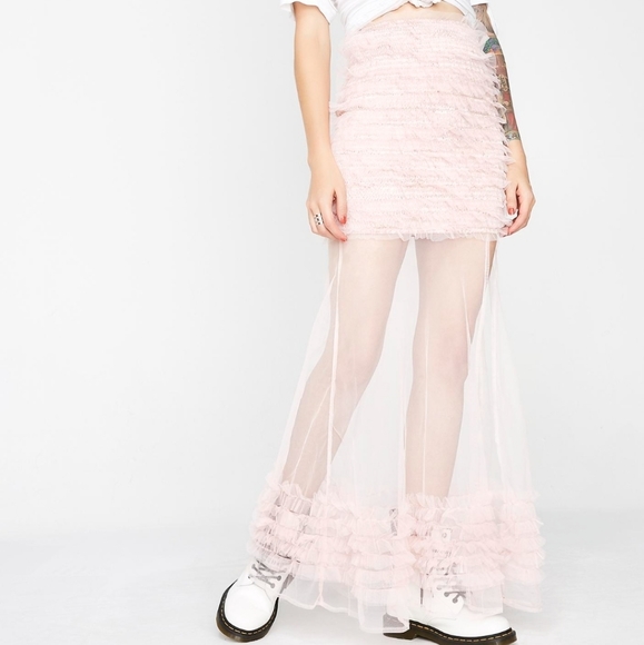Sparkle Fairy Tulle Skirt Dollskill - Picture 3 of 15